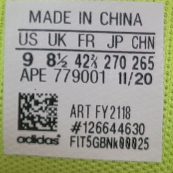 Adidas Harden Vol. 5 Futurenatural Men's Multicolor Shoes FY2118 US Size 9 NWT - Picture 10 of 10